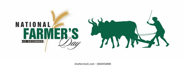 National Farmers Day Banner - Illustration