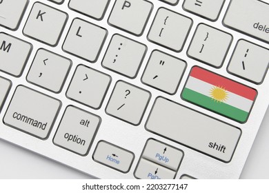 National Flag Kurdistan On Keyboard On Stock Illustration 2203277147 ...