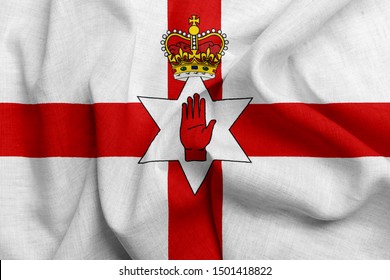 National Flag Northern Ireland On Waving Stock Illustration 1501418822 ...