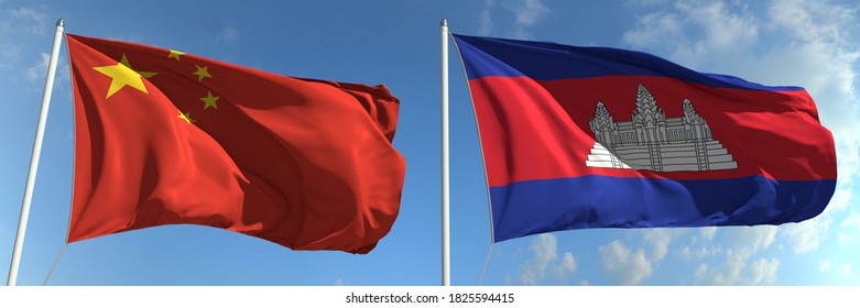 Cambodia China Flags Images Stock Photos Vectors Shutterstock