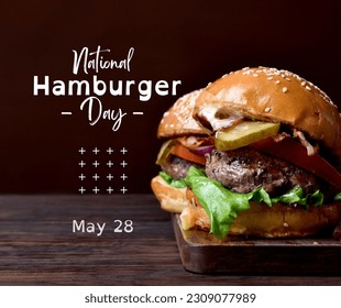 National Hamburger Day 2023 | World Hamburger Day 2023 - Powered by Shutterstock