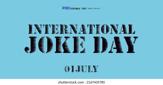 National Holiday International Joke Day Background