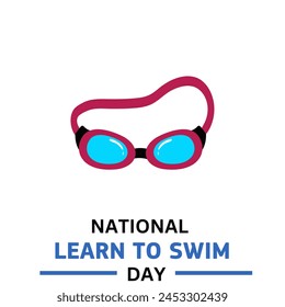 National Learn to Swim Day. Holiday concept. Template for background, banner, card, poster, - Powered by Shutterstock