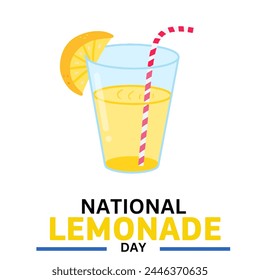 national lemonade day good for national lemonade day celebration. flat design. flyer design.flat illustration. - Powered by Shutterstock