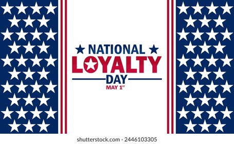 National Loyalty Day. Holiday concept. Template for background, banner, card, poster with text inscription - Powered by Shutterstock