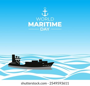 national maritime day .Template for background with banner, poster and card. flat illustration. world maritime day concept. jpeg format. - Powered by Shutterstock