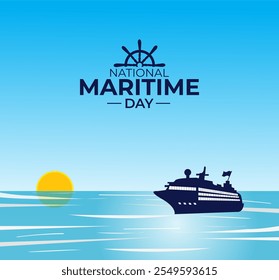 national maritime day .Template for background with banner, poster and card. flat illustration. world maritime day concept. jpeg format. - Powered by Shutterstock