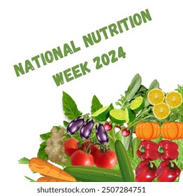 National Nutrition Month. Nutrition Week 2024 celebration from 1st September to 7.  - Powered by Shutterstock