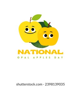 National Opal Apples Day is on December 9. Very attractive illustration design used for printings, cards, promotions, advertising, background, banners, social media, and different purposes. - Powered by Shutterstock