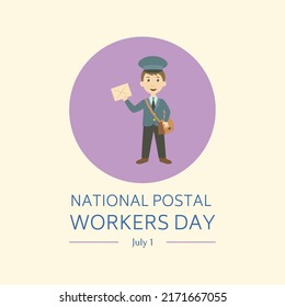 National Postal Workers Day on July 1. Very attractive illustration design used for printings, cards, promotions, advertising, background, brochure, banners, and social media. - Powered by Shutterstock