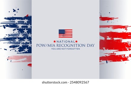 National POW MIA Recognition Day September 15 Background Vector banner . - Powered by Shutterstock