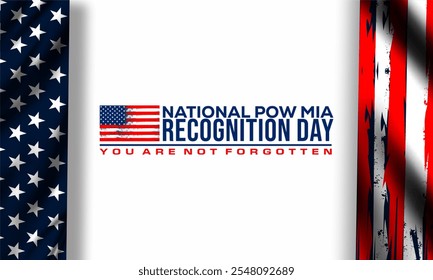 National POW MIA Recognition Day September 15 Background Vector banner . - Powered by Shutterstock