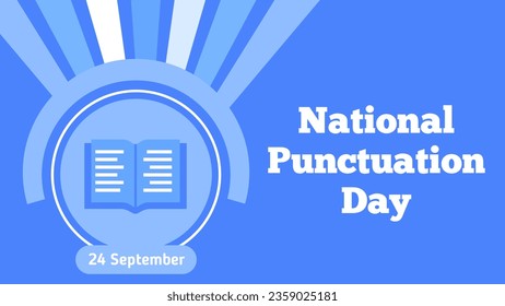 National Punctuation Day vector banner design. Happy National Punctuation Day modern minimal graphic poster illustration. - Powered by Shutterstock