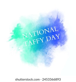 National Taffy Day. cartoon style greeting card, illustration with colorful candy seamless pattern. May 23. - Powered by Shutterstock