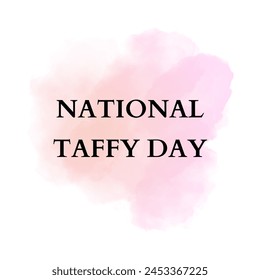 National Taffy Day. cartoon style greeting card, illustration with colorful candy seamless pattern. May 23. - Powered by Shutterstock