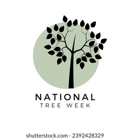 National Tree Week. Very attractive illustration design used for printings, cards, promotions, advertising, background, banners, social media, and different purposes. - Powered by Shutterstock