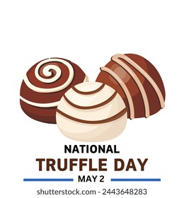 National Truffle Day May 2.Truffle Day banner design - Powered by Shutterstock