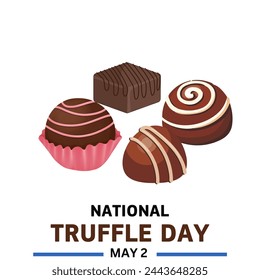 National Truffle Day May 2.Truffle Day banner design - Powered by Shutterstock