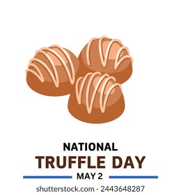 National Truffle Day May 2.Truffle Day banner design - Powered by Shutterstock