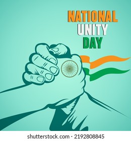 National Unity Day India 2022 Happy Unity Day Template 