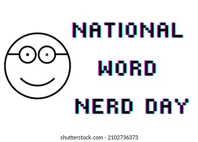 National Word Nerd Day January Stock Illustration Shutterstock