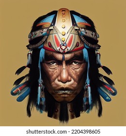 Native American Chief Stock Illustration 2204398605 | Shutterstock