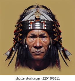 Native American Chief Stock Illustration 2204398611 | Shutterstock