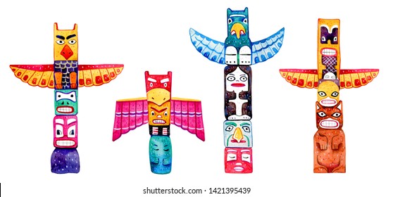 Native American traditional totem