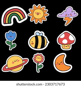 Nature and outdoor stickers  lovers - Powered by Shutterstock