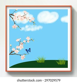 Nature Wallpaper Frame Stock Illustration 297029579 | Shutterstock