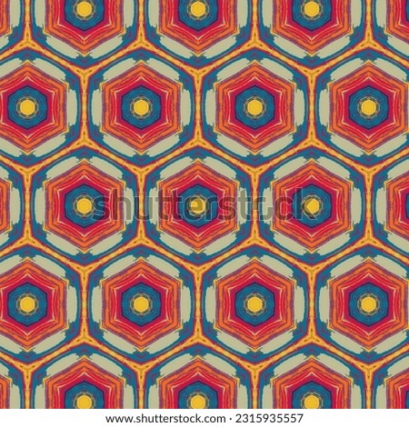 Nature's Bounty Unleashed: Exploring the Vibrant Symphony of Texture, Abstract Patterns, and Organic Elements in Seamless Floral Designs for Textiles, Wallpaper, and Decorative Illustrations.