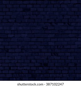 navy blue brick wall texture - grunge abstract background