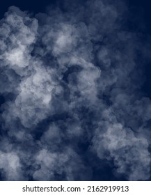Navy Blue Clouds Like Background.