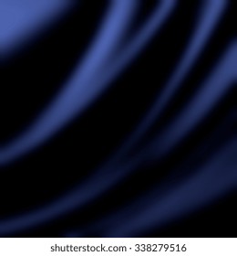 Navy Blue Silk Texture - Abstract Christmas Background