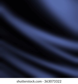 Navy Blue Silk Texture - Abstract Modern Background