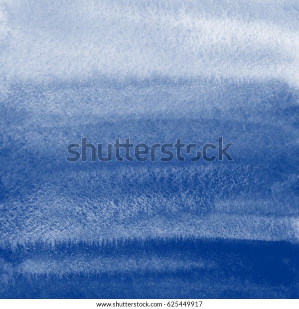 海军蓝色水彩抽象方形背景 海洋 海洋水彩条纹渐变填充 涂有水彩污渍的纹理 手绘海洋 海洋 水模板 库存插图