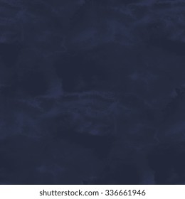 Navy Blue Watercolor Stained Pattern - Abstract Seamless Background