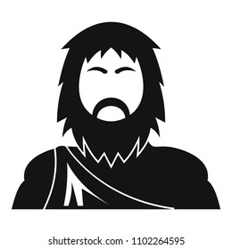 Neanderthal Icon. Simple Illustration Of Neanderthal Icon For Web