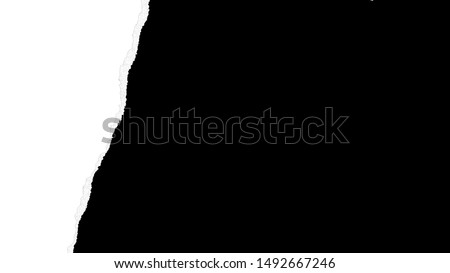 neat frames of fragmentary gap torn paper texture. black white fragmentary gap torn paper transition. fragmentary gap torn paper luma frames.
