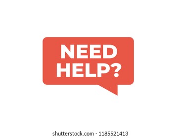 Need Help Sign Support Service Volunteering Stock Illustration ...