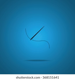 Needle with thread icon.