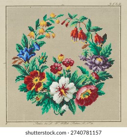 Needlework pattern by L