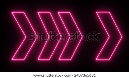 neon arrow vector icon ,  neon arrow