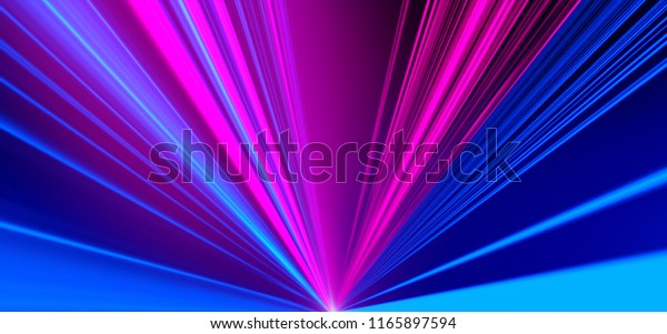 ネオンの背景 抽象的な線 レーザー光 スタイリッシュな壁紙 ネオン