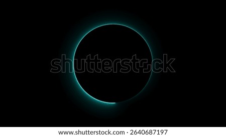 Neon blue circle frame loading icon background illustration in retro style and creating a stunning 4k illustration.
