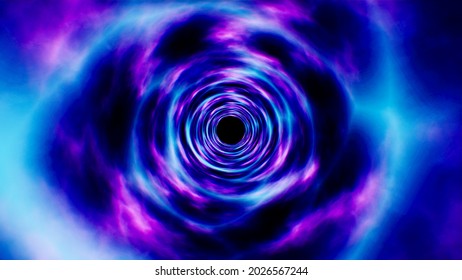 Neon Dimension Energy Spiral Effect