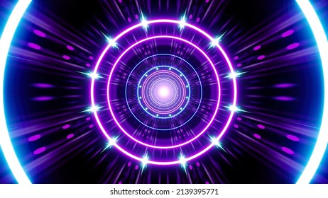 Neon Future Road Tunnel Background - Powered by Shutterstock