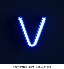 Neon Blue Letter V Images Stock Photos Vectors Shutterstock