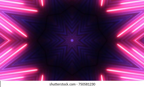 Neon lights background
