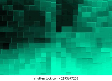 Neon Low Poly Micro Digits Cubes Blocks Stacked Digitally Mine Craft Grid Mosaic Tiles Vibrant Connected Polygons Art Background For Mobile App Graphic And Futuristic Clothing High Tech Prints